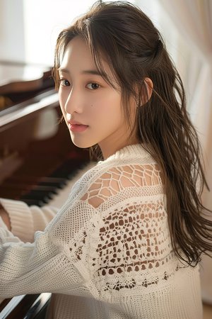 壓在洗手臺看著鏡子干